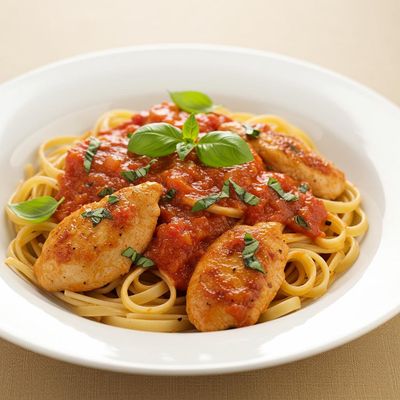 Italian Chicken Noodles (Italian Sauce)